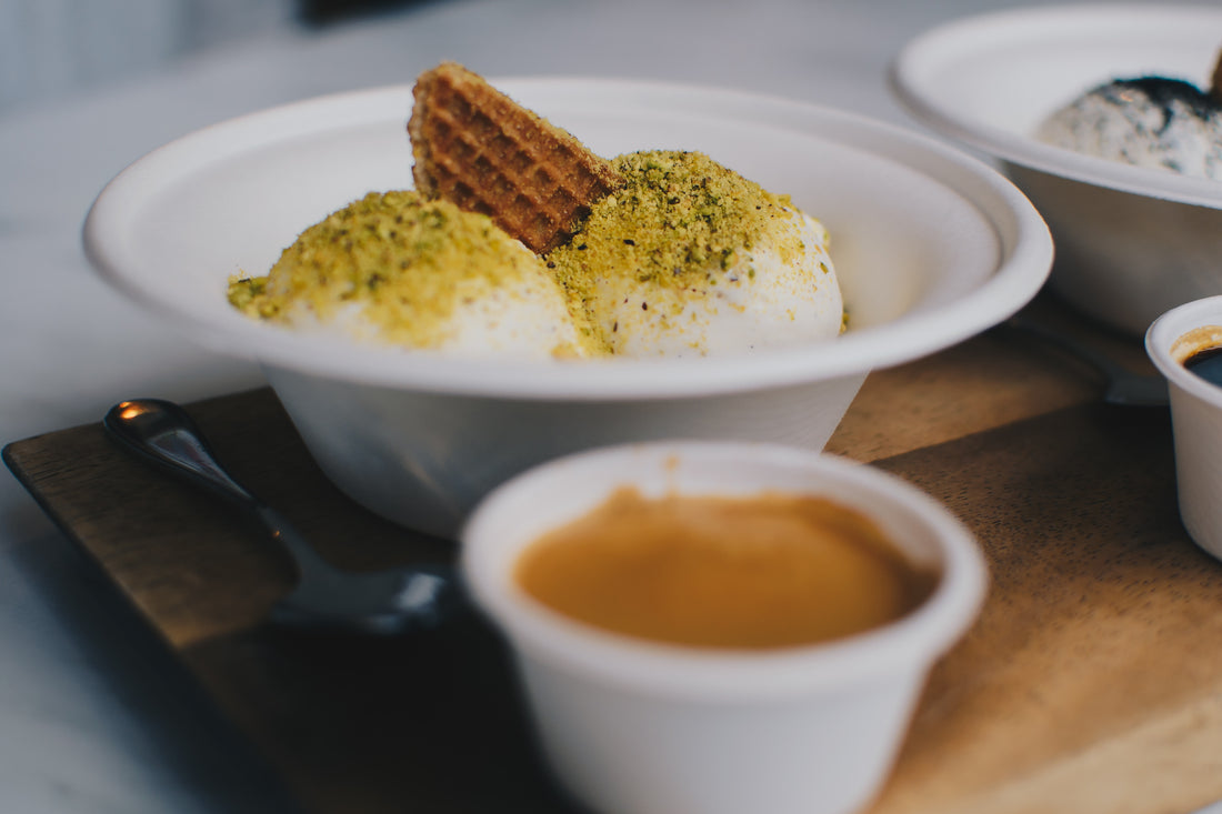 Dessert : Affogato Pécan & Vanille